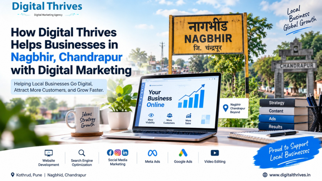 How Digital Thrives Helps Businesses in Nagbhir, Chandrapur with Digital Marketing
