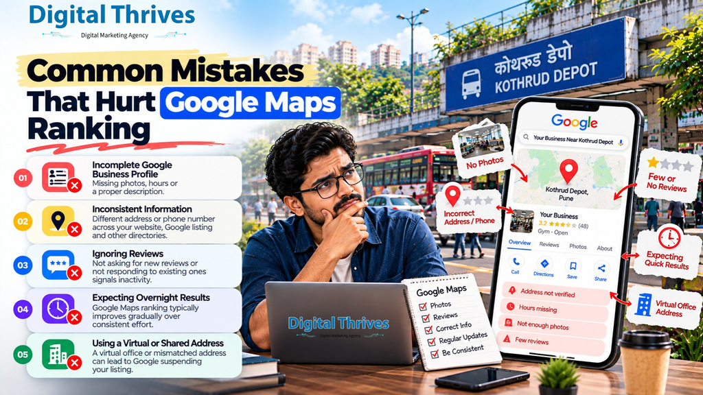 Common mistakes that hurt Google Maps ranking for Kothrud Depot businesses