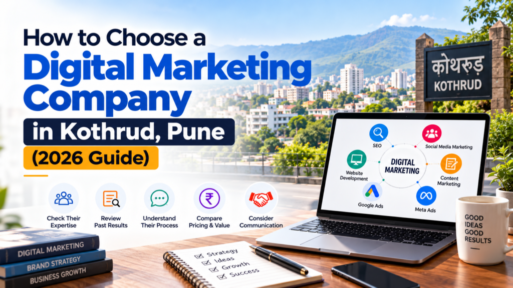 Guide to choosing a digital marketing company in Kothrud, Pune