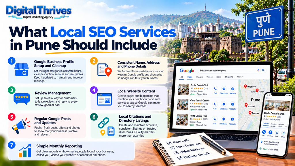 How local SEO helps nearby customers find your business on Google Maps in Pune